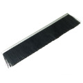 Door bottom black fiber strip brush with steel holder